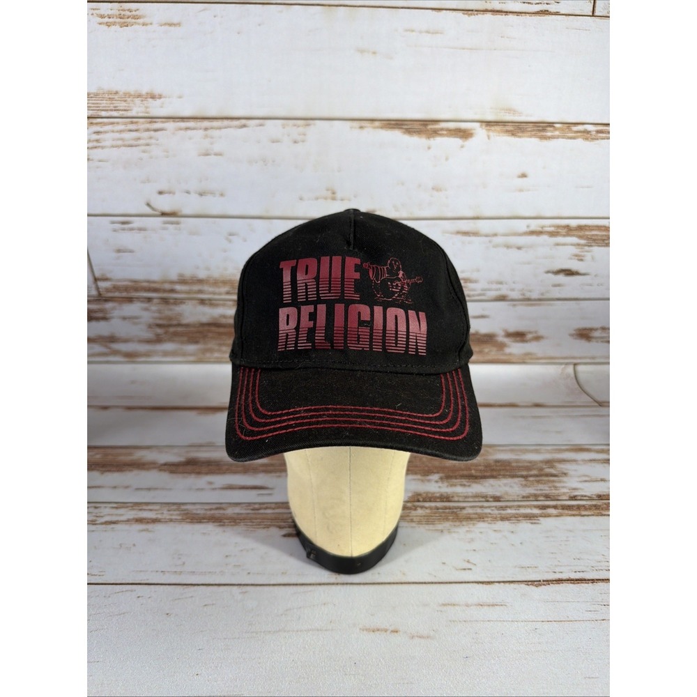 True Religion Buddha Strapback Hat Cap One Size – Used
